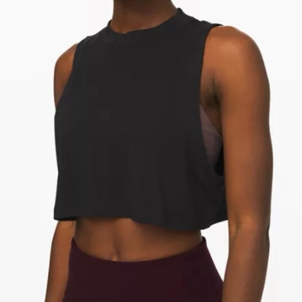 All yours cropped muscle tank